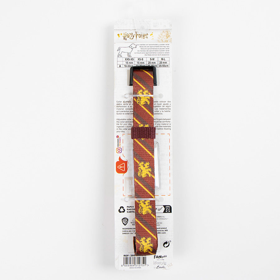 Collar para perros - Exclusivo Gryffindor Harry Potter