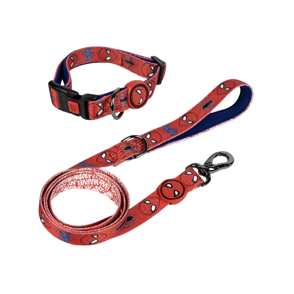 Pack Collar y Correa - Spiderman